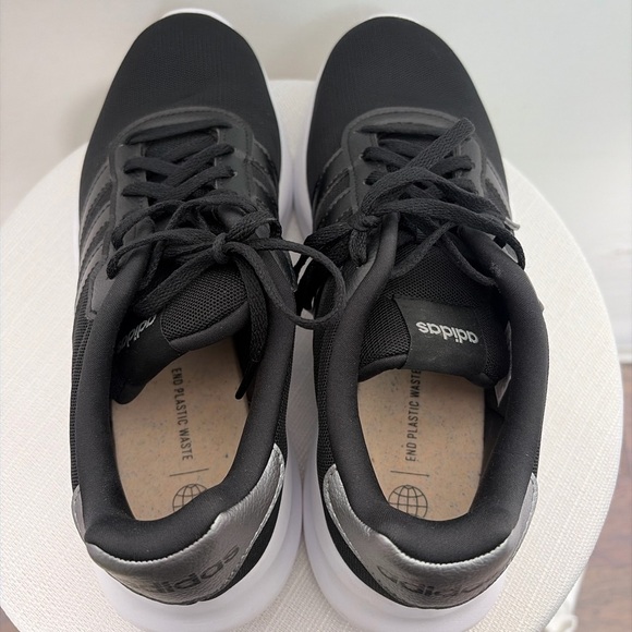 Adidas Lite Racer Black Running Shoes Men’s Size 8.5(B72)& - Picture 6 of 9